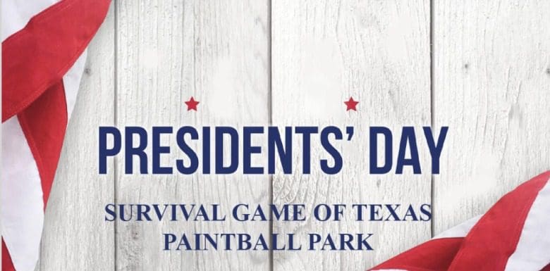 Houston Paintball Park is Open Presidents Day