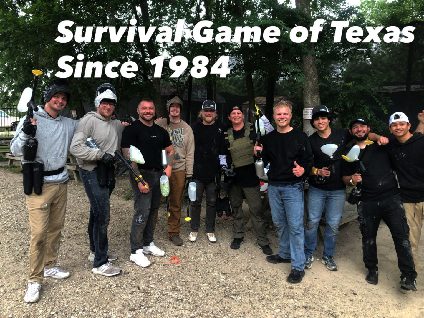 Survival Game of Texas paintball park fields